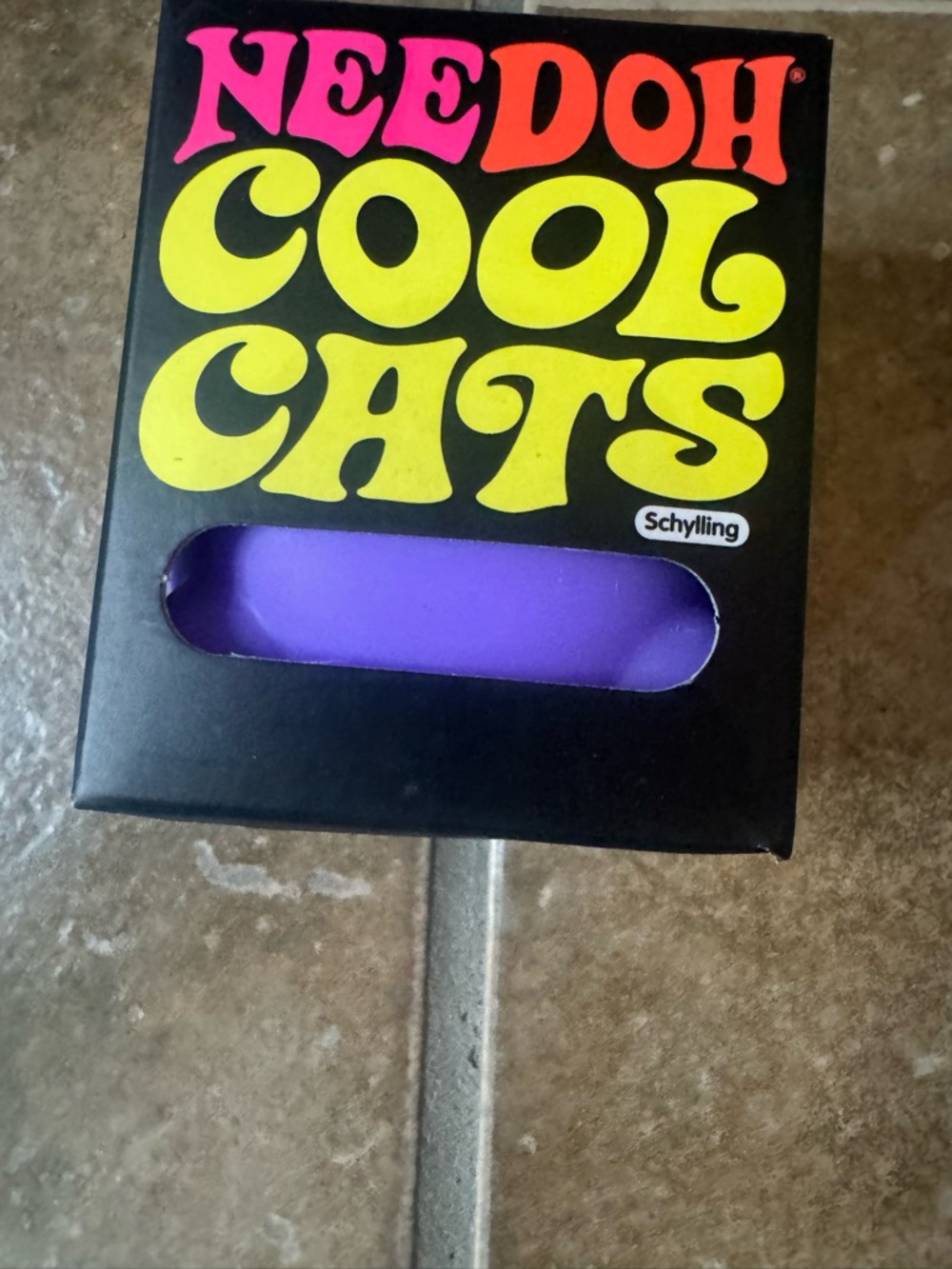 Nee Doh Cool Cats Fidget Toy — Vibrant Purple